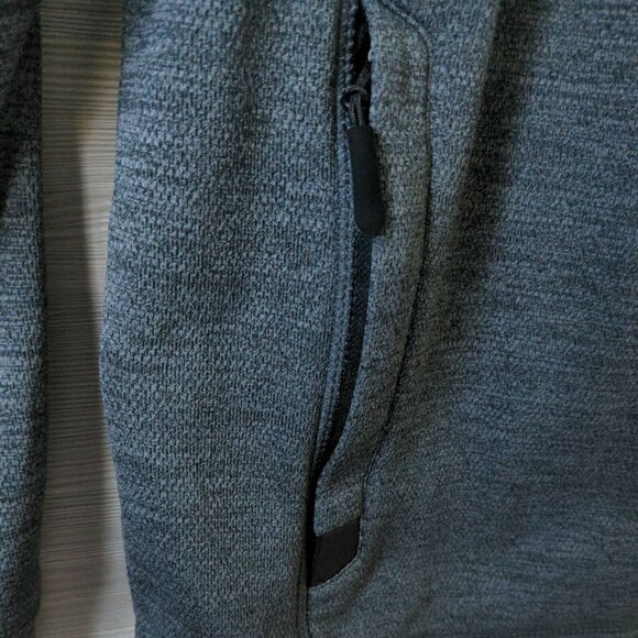 OSU Ohio State Buckeyes Full Zip Charcoal Gray Light Jacket Zip Pockets Size M - Picture 8 of 16